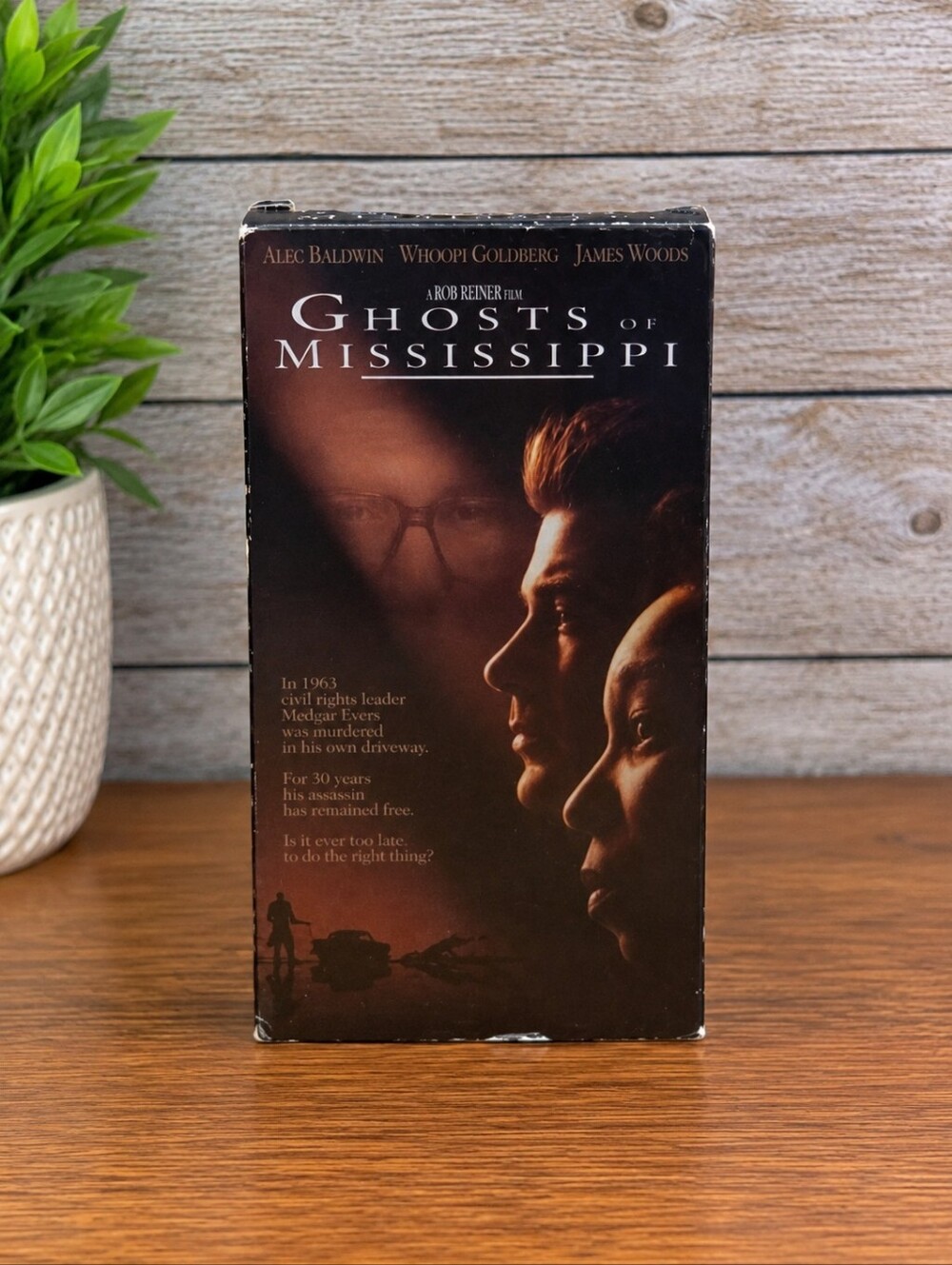 Ghost of Mississippi thriller drama VHS tape